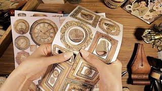 ASMR Immersive Art Journaling  빈티지 아트 다꾸 Scrapbooking | Junk Journal Ideas | hwaufranc