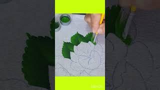 How to paint leaves easily