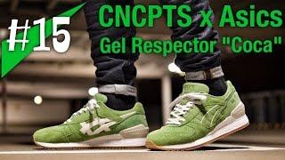 #15 - Concepts x Asics Gel Respector "Coca" - on feet - sneakerkult