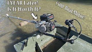 Best BOAT Motor for the Money! 1 Year Later! Jon Boat Outboard Motor!