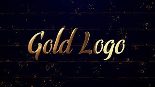 Gold Logo Reveal (Particles Intro) After Effects Templates