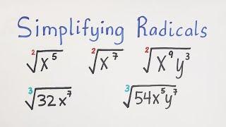 SIMPLIFYING RADICALS (EASY WAY) - MATH TEACHER GON Grade 9