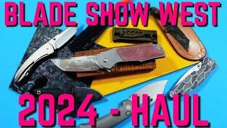 BLADE SHOW WEST - 2024 HAUL!!! #haul #bladeshow #2024 #edc