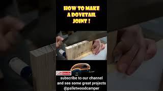 How To Make A Dovetail Joint By Hand