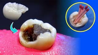 Restoration of tooth DAMAGED by Caries