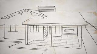 Como desenhar uma casa? How to draw a house? 如何畫房子