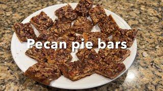 Pecan Pie Bars!Pass or fail