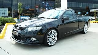 Ford Falcon kitted up with Hussla wheels Berlin bright silver - Ozzy Tyres