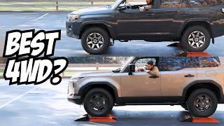 Toyota 4Runner vs Lexus GX550: The Slip Test Will Surprise You