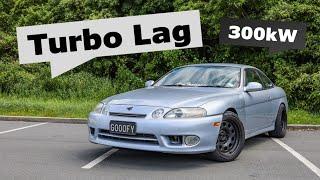 Driving a 1JZ Toyota Soarer with MASSIVE Turbo Lag