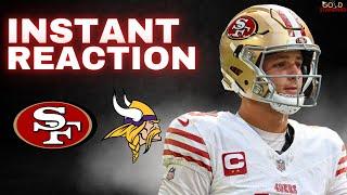 Instant Reaction: Brock Purdy, 49ers sloppy in loss to Vikings in Week 2