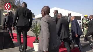 Top 3 President Mnangagwa,  VPs Chiwenga and Mohadi ) Arrival at Heroes Acre