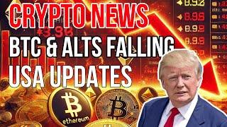 Crypto Alert! Why Bitcoin & alts falling! USA | Crypto News in telugu
