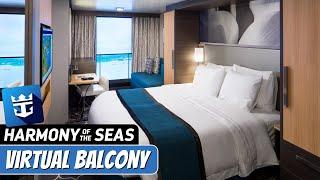 Harmony of the Seas | Interior Stateroom with Virtual Balcony Tour & Review 4K | Royal Caribbean