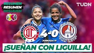 HIGHLIGHTS | Toluca 4-0 Atl San Luis | Liga Mx Femenil AP2024-J17 | TUDN