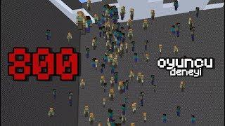 MINECRAFT: 800 players EXPERIMENT