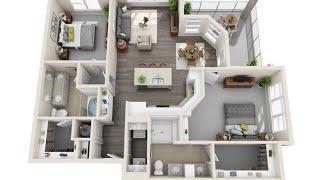 2 bed 2 bath LUXURY APARTMENT (B3 Floorplan) Check it out!