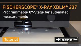 Programmable, Motor-Driven XY-Stage for Automated Measurements | X-RAY XDLM 237 | Fischer