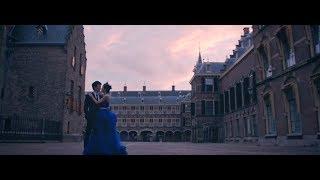 Cinematic pre-wedding teaser shot in Venice, Paris and the Netherlands