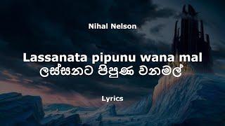 Nihal Nelson - LASSANATA PIPUNU | ලස්සනට පිපුණ වනමල්  (Lyrics)