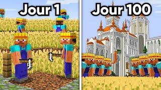 100 Jours pour Créer un Empire sur Minecraft..