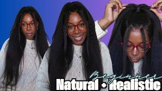 Gimme the WIG! Natural Texture Realistic Wig Styling Tips for Beginners NO GLUE NEEDED! ISeeHair