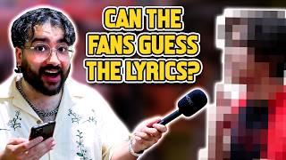 Can these fans guess the lyrics?? || Lyrical Miracle live at Nerdcore Party Con 2024!