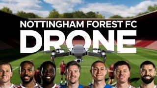 Nottingham Forest FC Drone Training Footage - Exclusive Aerial Views of Players in Action!