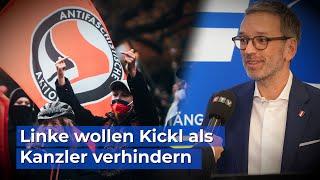 Linke wollen Kickl als Kanzler verhindern