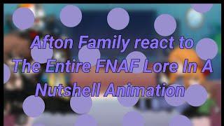 The Afton family reacts to The Entire FNAF  Lore in A Nutshell Animation