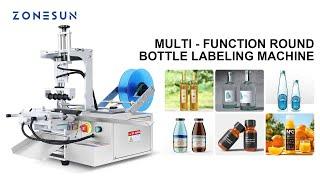 ZONESUN ZS-TB101 Tabletop Round Bottle Labeling Machine