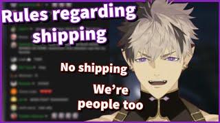 Ruze puts some rules regarding shipping in his chat【Holostars EN | Crimzon Ruze】