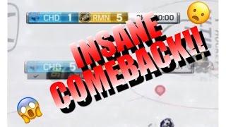 BIGGEST COMEBACK EVER!!   NHL17 HUT