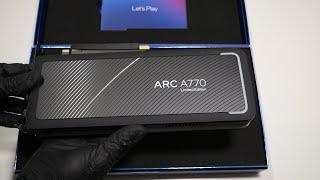 Intel Arc A770 16GB Limited Edition Unboxing + (Call of Duty, Benchmark)