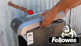 Fellowes C-120Ci Cross-Cut Shredder, teardown and repair attempt