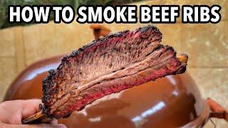 How to Smoke Beef Ribs in a Weber Kettle