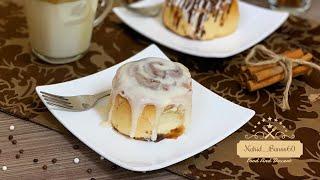 Cinnamon Rolls, Better than any bakery! | رول دارچینی با بافت بسیار نرم و خوشمزه