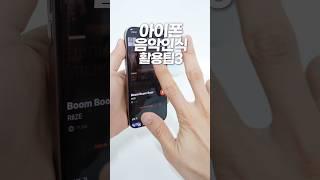 아이폰 음악 인식 기능 활용팁 3종 세트