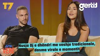 Nusja Dj e dhëndri me veshje tradicionale, dasma virale e momentit | Era Verë | T7