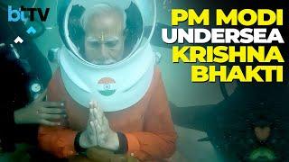 PM Modi's Devotion To Dwarkadhish Performed Underwater Puja