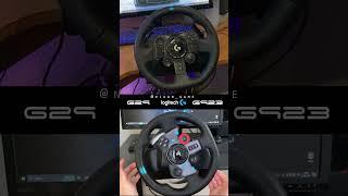 Logitech G923 vs Logitech G29 #logitech #thrustmaster #fanatec #moza #pxn