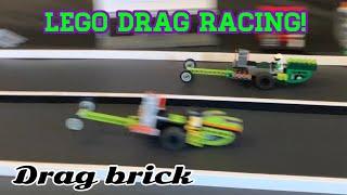 Drag Brick Trailer - SUPER AWESOME RACING! moc LEGO Dragster Boat Bike Race Series