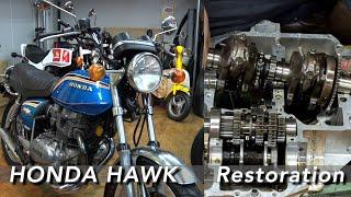 HONDA HAWK Restoration Pt.2: [Engine Disassembly]