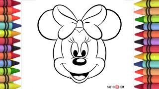 How to draw Minnie mouse , Mickey mouse clubhouse,Disney junior Mickey @disneyjunior