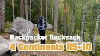 Backpacker Rucksack für jedes Abenteuer - 4 Continents 85+10 von outdoorer