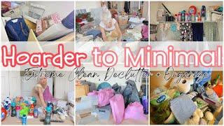 *NEW* EXTREME KONMARI DECLUTTER, ORGANIZE + CLEAN WITH ME! MESSY TO MINIMAL HOME PART 5!