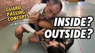 Inside vs Outside Guard Passing - 2 Sides of the Coin (No Gi BJJ/Jiu-Jitsu)