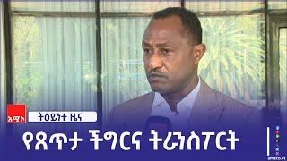 "የጸጥታ ችግሩ የተቀላጠፈ የትራንስፖርት አገልግሎት ለመስጠት ሳንካ ፈጥሯል" የትራንስፖርትና ሎጅስቲክስ ባለሥልጣን