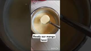 First time made #mangolassi at home  #homemade food