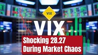 VIX Hits SHOCKING 28.27 During Market Chaos! | Live Options Trade